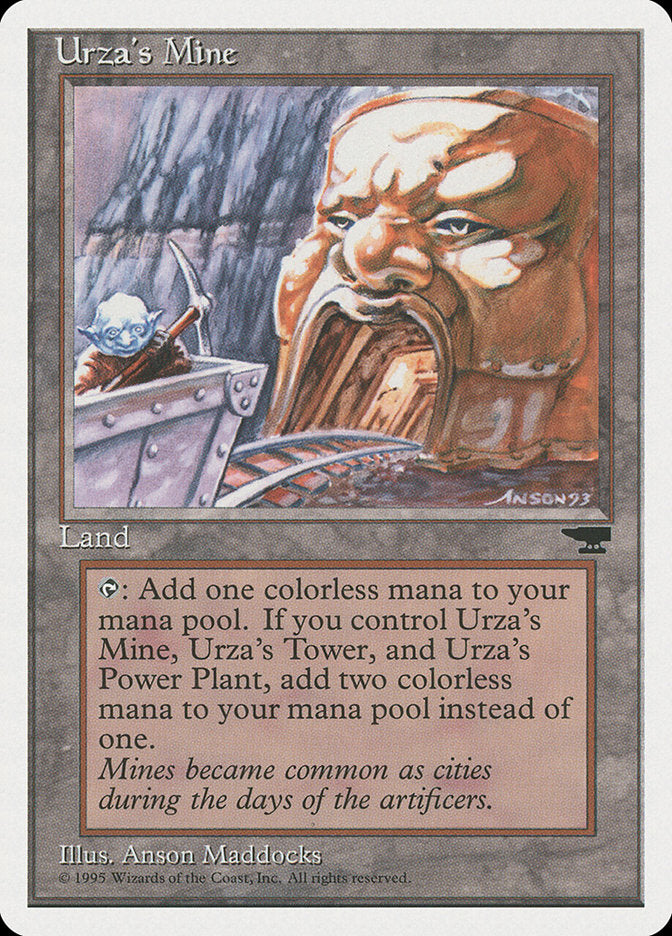 Urza's Mine (Mine Cart Entering Mouth) [Chronicles] | Gamers Paradise