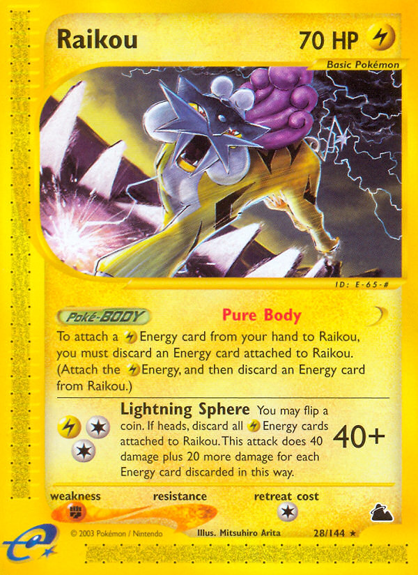 Raikou (28/144) [Skyridge] | Gamers Paradise