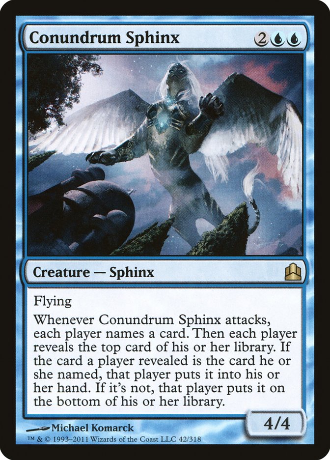 Conundrum Sphinx [Commander 2011] | Gamers Paradise