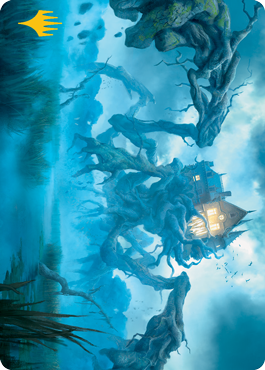 Creeping Inn Art Card (Gold-Stamped Signature) [Innistrad: Midnight Hunt Art Series] | Gamers Paradise