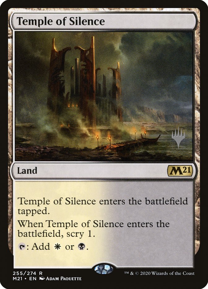 Temple of Silence (Promo Pack) [Core Set 2021 Promos] | Gamers Paradise