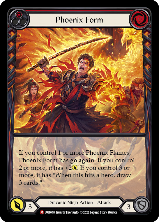 Phoenix Form (Extended Art) [UPR048] (Uprising)  Rainbow Foil | Gamers Paradise