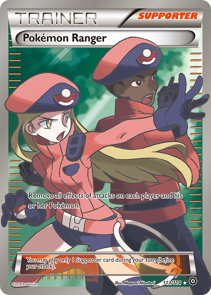 Pokemon Ranger (113/114) [XY: Steam Siege] | Gamers Paradise