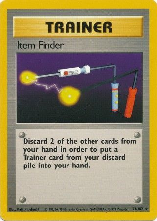 Item Finder (74/102) [Base Set Unlimited] | Gamers Paradise