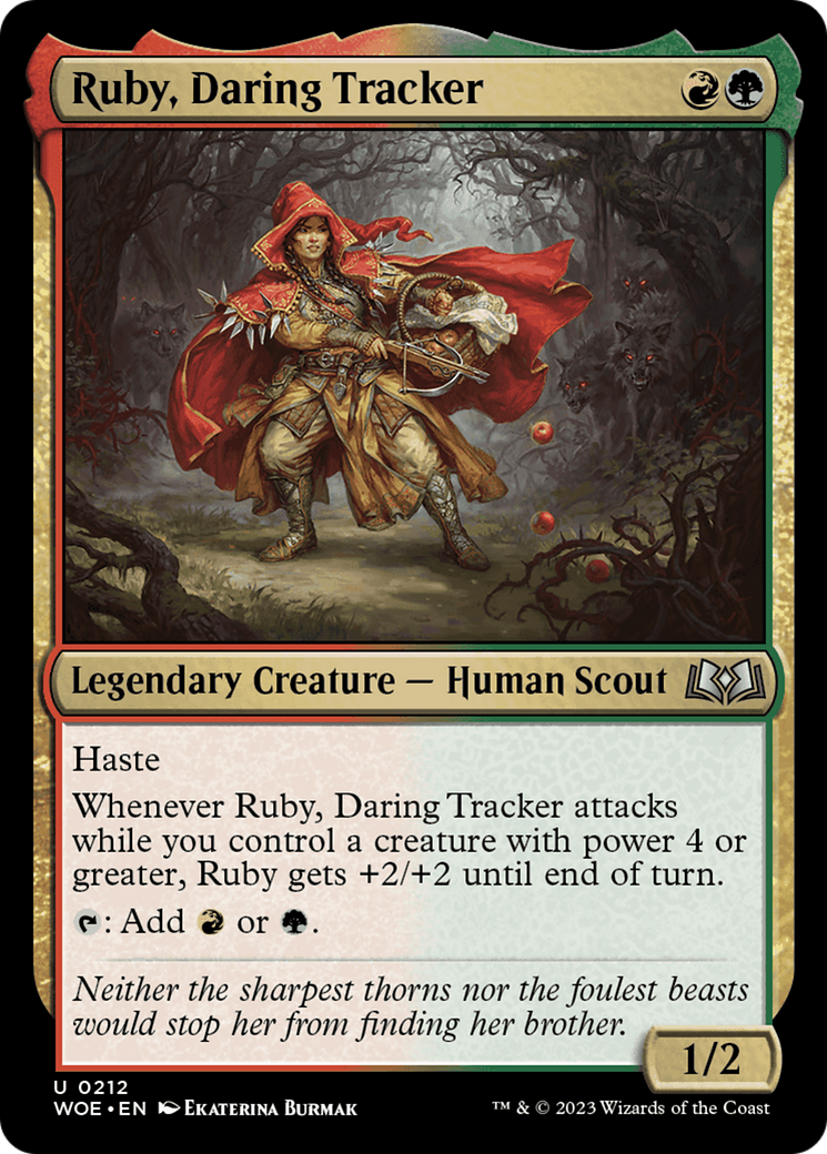 Ruby, Daring Tracker [Wilds of Eldraine] | Gamers Paradise