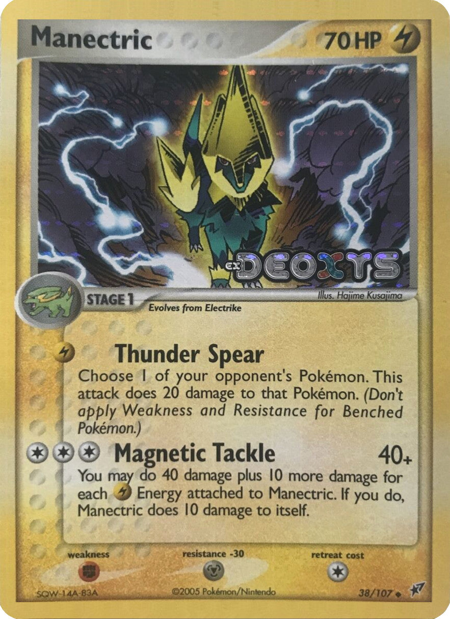 Manectric (38/107) (Stamped) [EX: Deoxys] | Gamers Paradise