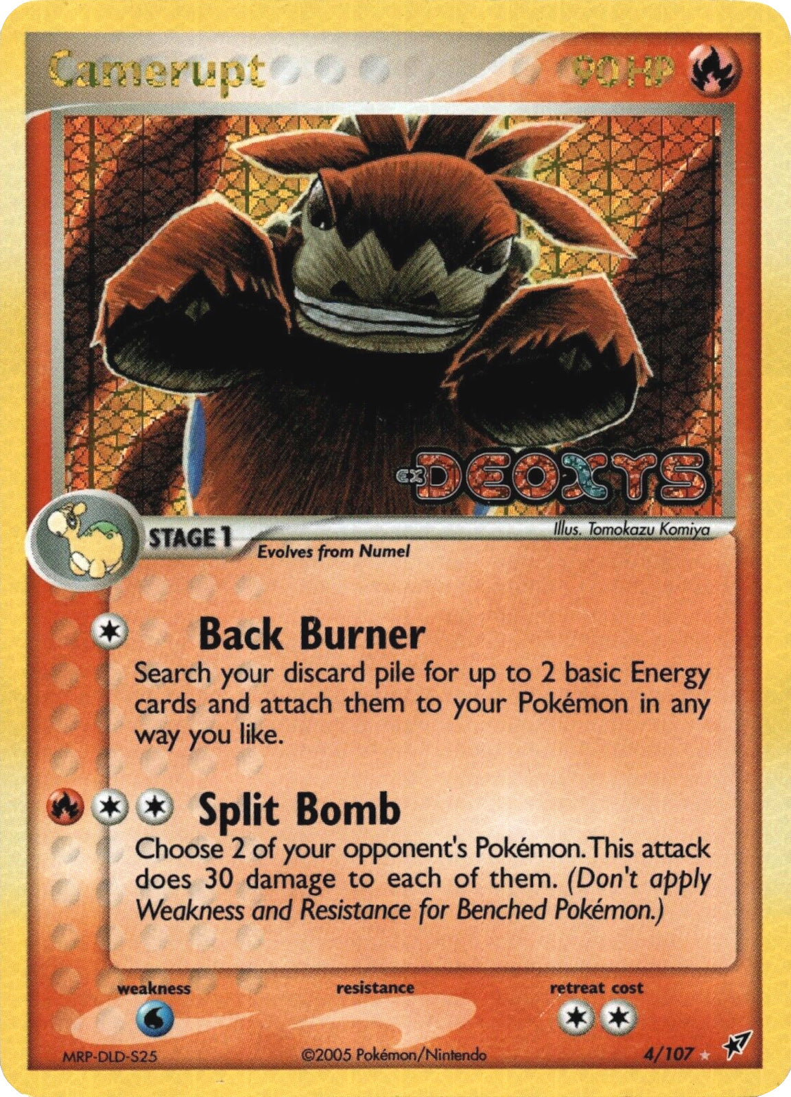 Camerupt (4/107) (Stamped) [EX: Deoxys] | Gamers Paradise