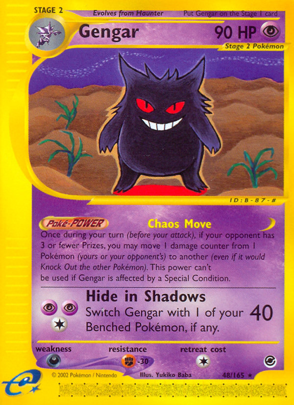 Gengar (48/165) [Expedition: Base Set] | Gamers Paradise