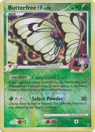 Butterfree FB LV.50 (17/147) (League Promo) [Platinum: Supreme Victors] | Gamers Paradise