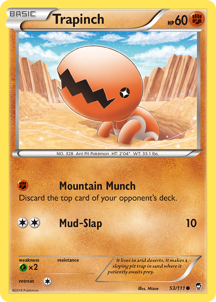 Trapinch (53/111) [XY: Furious Fists] | Gamers Paradise