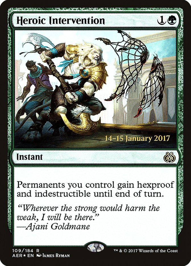 Heroic Intervention [Aether Revolt Prerelease Promos] | Gamers Paradise