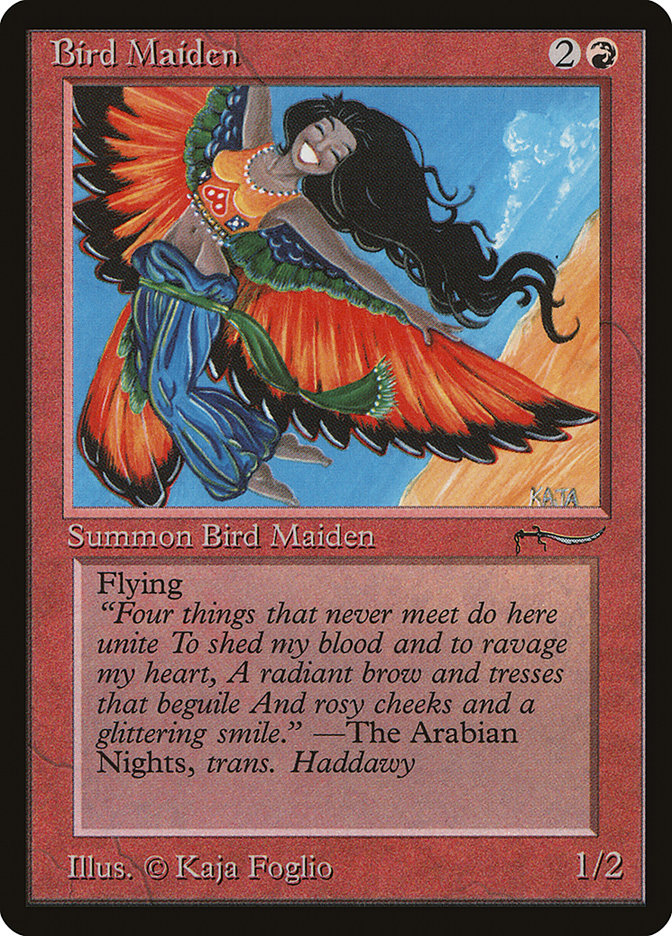 Bird Maiden (Light Mana Cost) [Arabian Nights] | Gamers Paradise