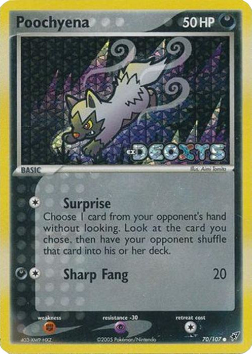 Poochyena (70/107) (Stamped) [EX: Deoxys] | Gamers Paradise