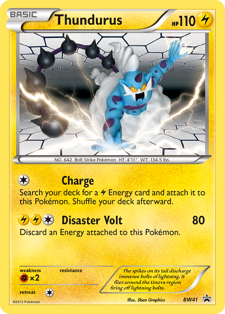 Thundurus (BW41) [Black & White: Black Star Promos] | Gamers Paradise