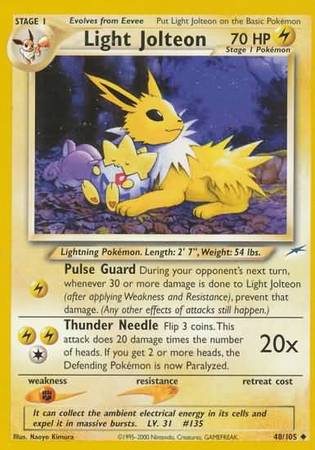 Light Jolteon (48/105) [Neo Destiny Unlimited] | Gamers Paradise