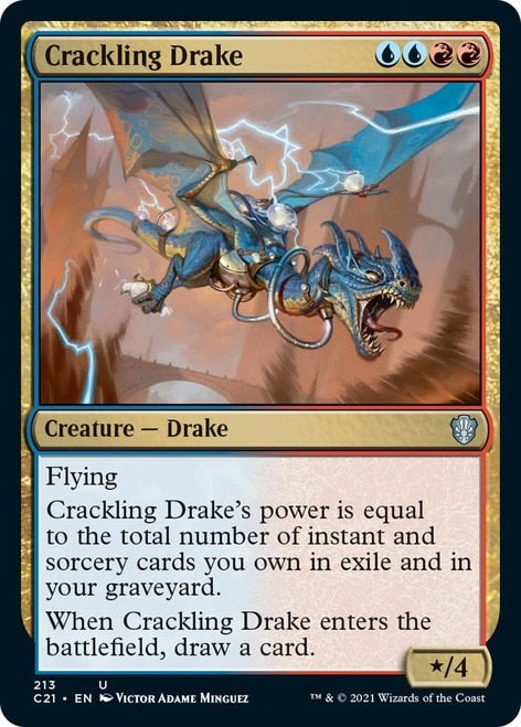 Crackling Drake [Commander 2021] | Gamers Paradise