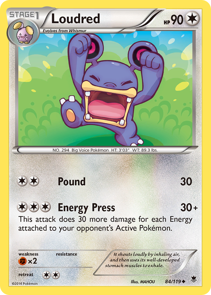 Loudred (84/119) [XY: Phantom Forces] | Gamers Paradise