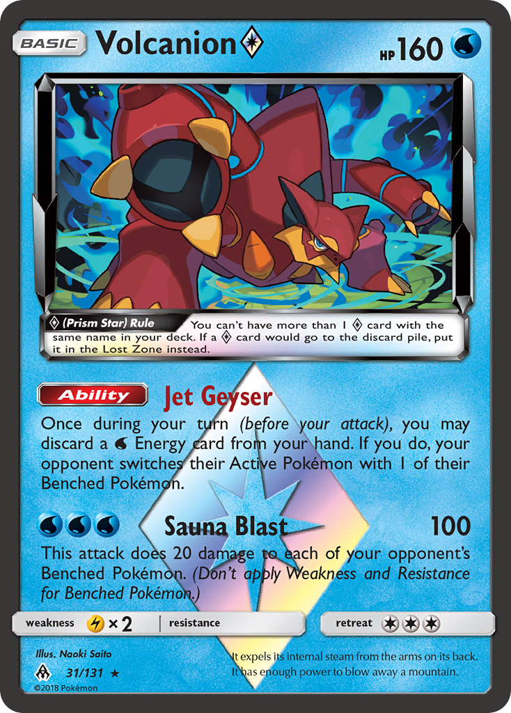 Volcanion (31/131) (Prism Star) [Sun & Moon: Forbidden Light] | Gamers Paradise