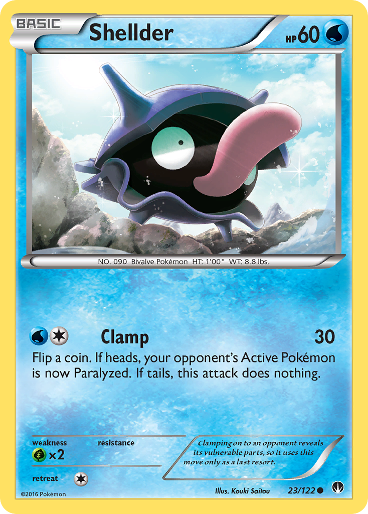 Shellder (23/122) [XY: BREAKpoint] | Gamers Paradise