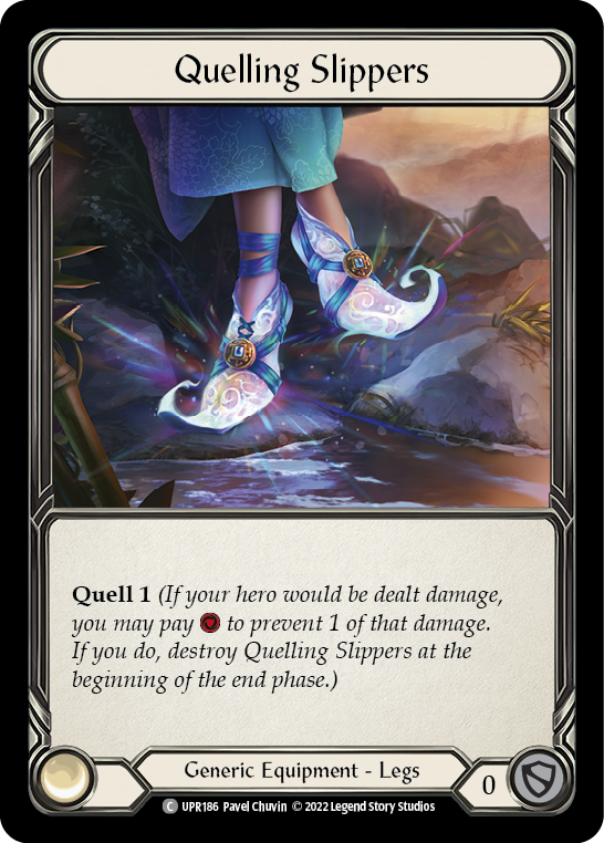Quelling Slippers [UPR186] (Uprising)  Rainbow Foil | Gamers Paradise