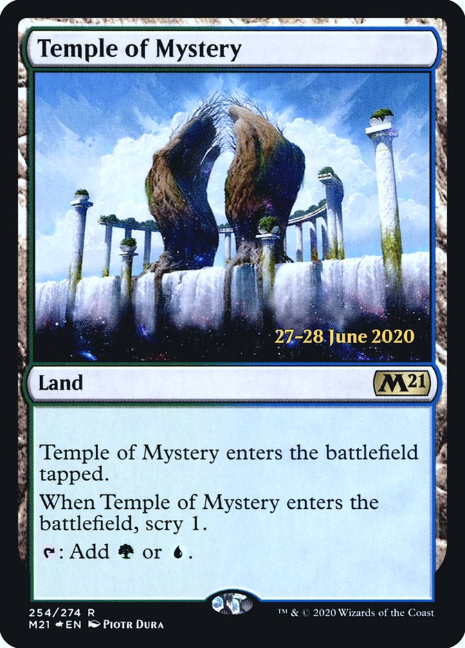 Temple of Mystery [Core Set 2021 Prerelease Promos] | Gamers Paradise