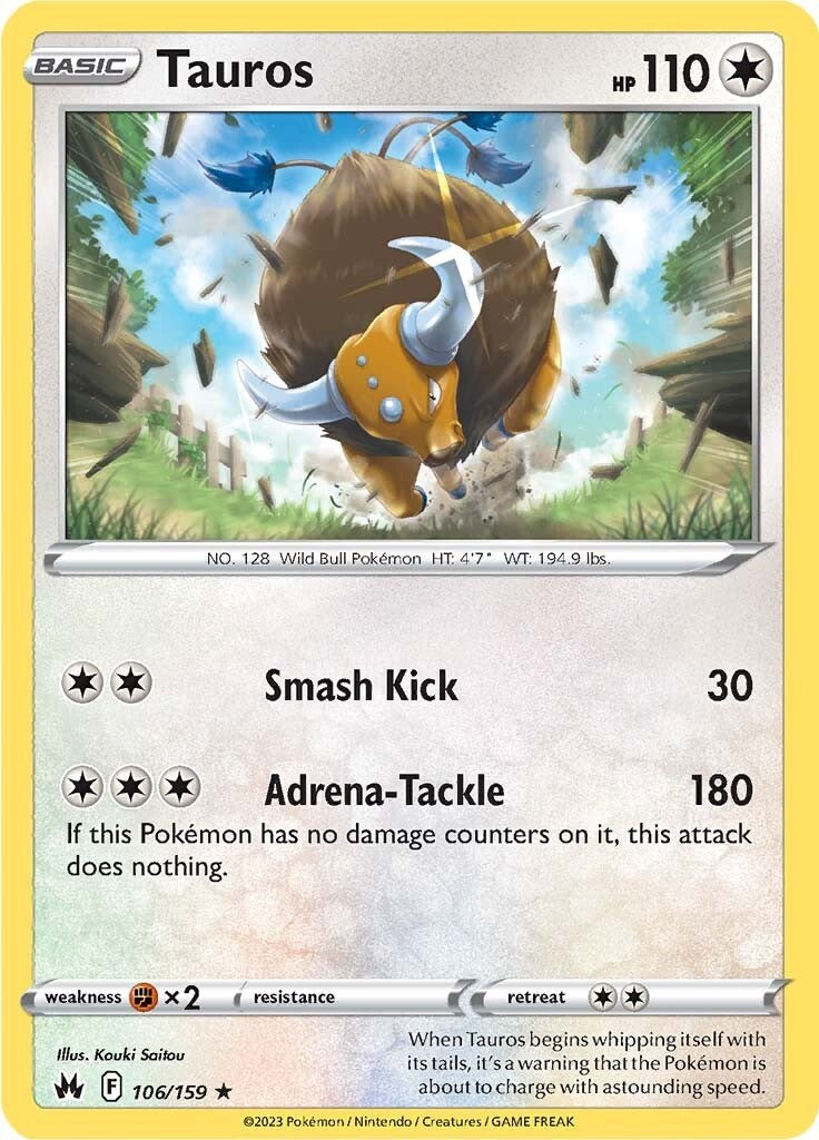 Tauros (106/159) [Sword & Shield: Crown Zenith] | Gamers Paradise