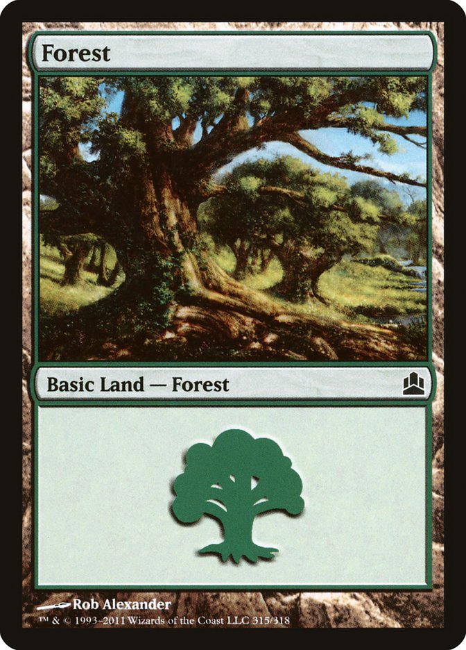 Forest (315) [Commander 2011] | Gamers Paradise