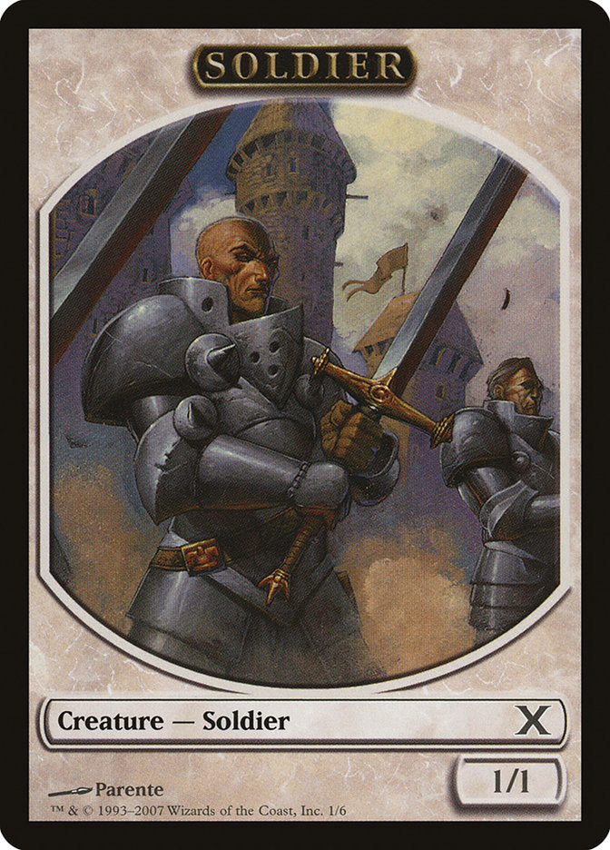 Soldier Token [Tenth Edition Tokens] | Gamers Paradise