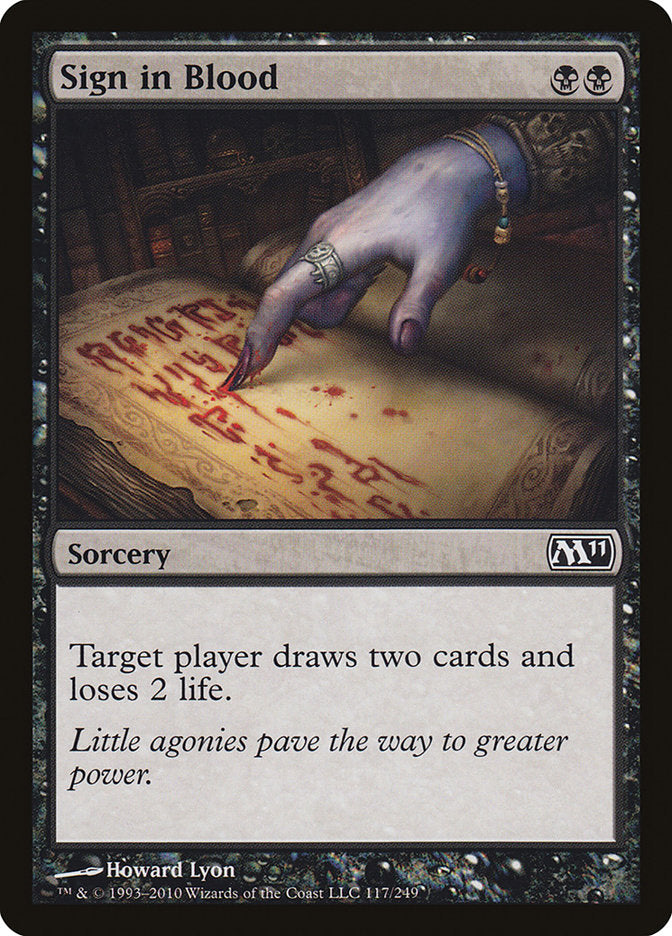 Sign in Blood [Magic 2011] | Gamers Paradise