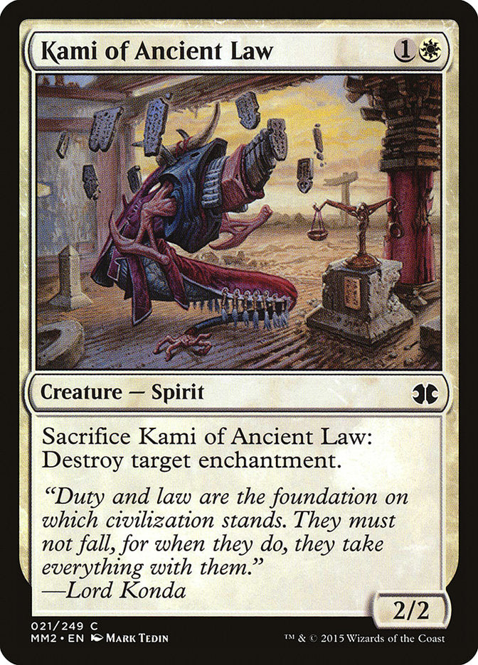 Kami of Ancient Law [Modern Masters 2015] | Gamers Paradise