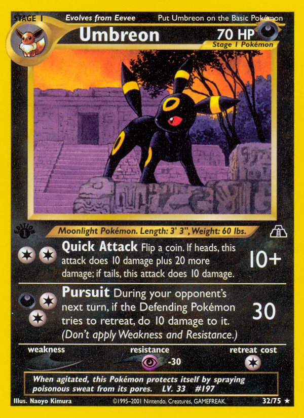 Umbreon (32/75) [Neo Discovery 1st Edition] | Gamers Paradise