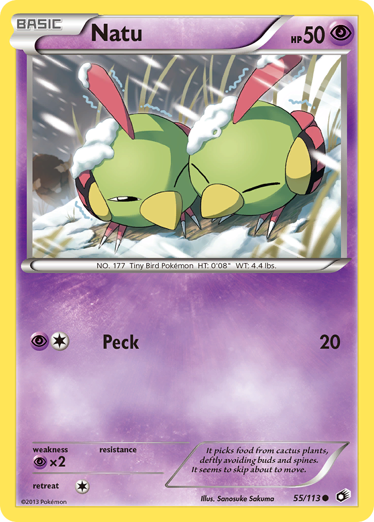 Natu (55/113) [Black & White: Legendary Treasures] | Gamers Paradise