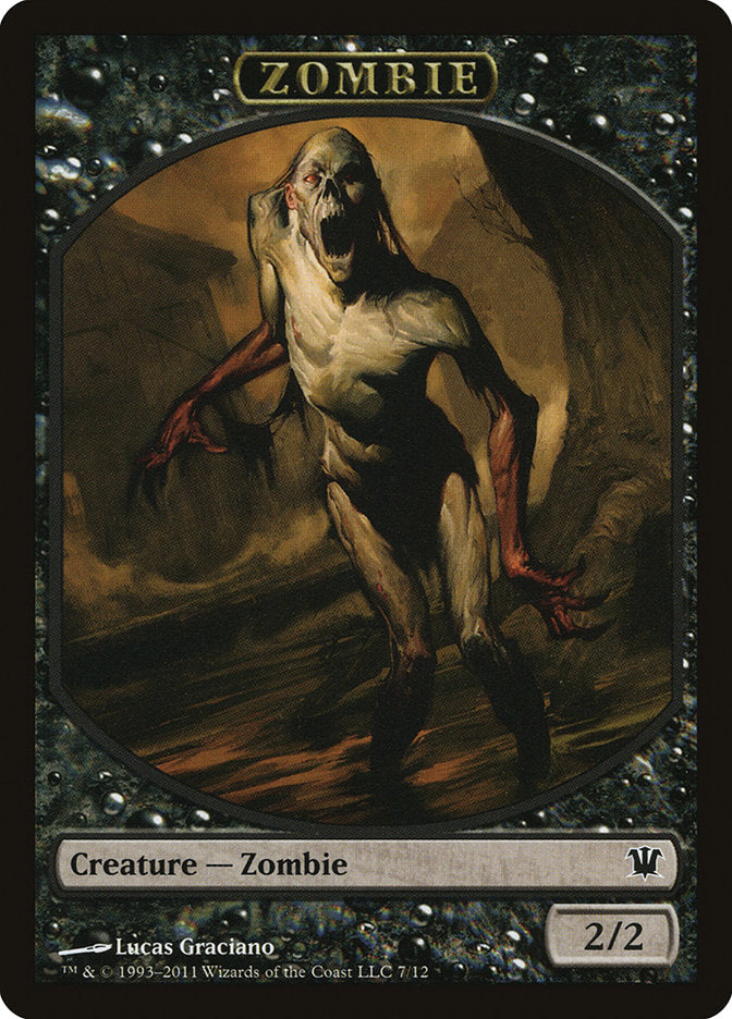 Zombie Token (7/12) [Innistrad Tokens] | Gamers Paradise