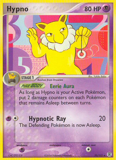 Hypno (25/112) [EX: FireRed & LeafGreen] | Gamers Paradise