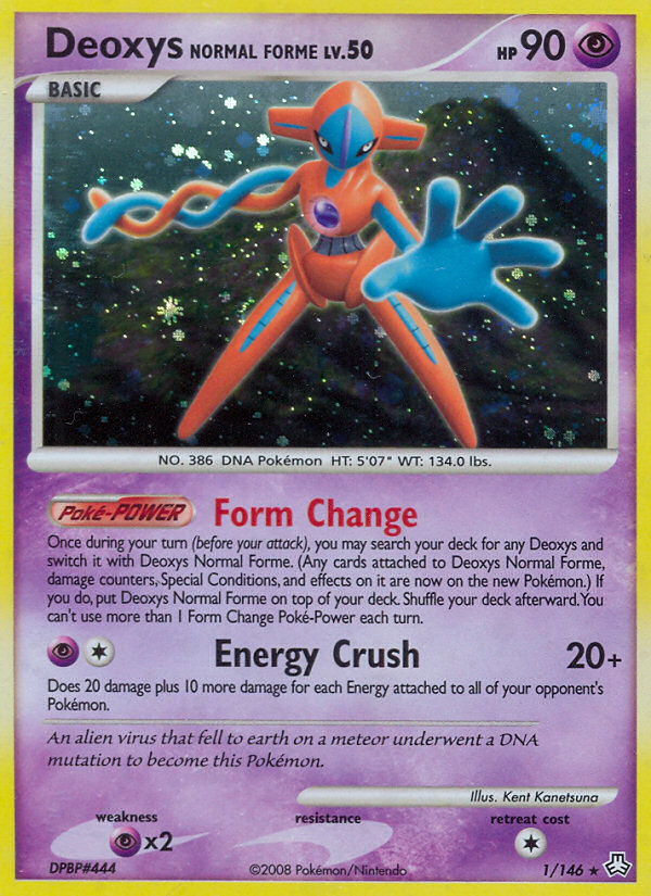 Deoxys Normal Forme (1/146) [Diamond & Pearl: Legends Awakened] | Gamers Paradise