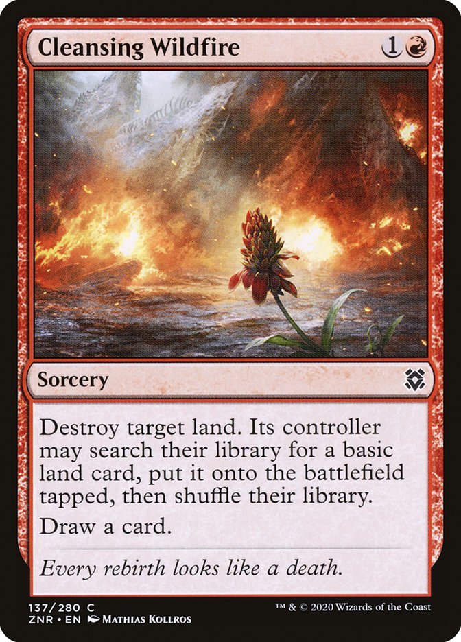 Cleansing Wildfire [Zendikar Rising] | Gamers Paradise