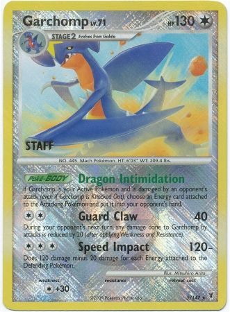 Garchomp (5/147) (Championship Promo Staff) [Platinum: Supreme Victors] | Gamers Paradise