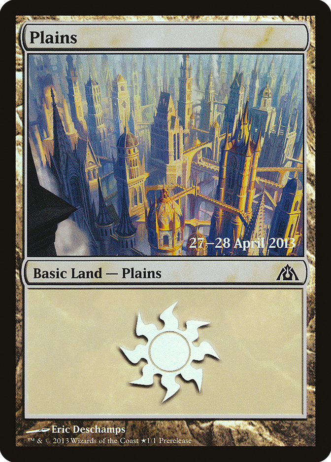 Plains (157) [Dragon's Maze Prerelease Promos] | Gamers Paradise