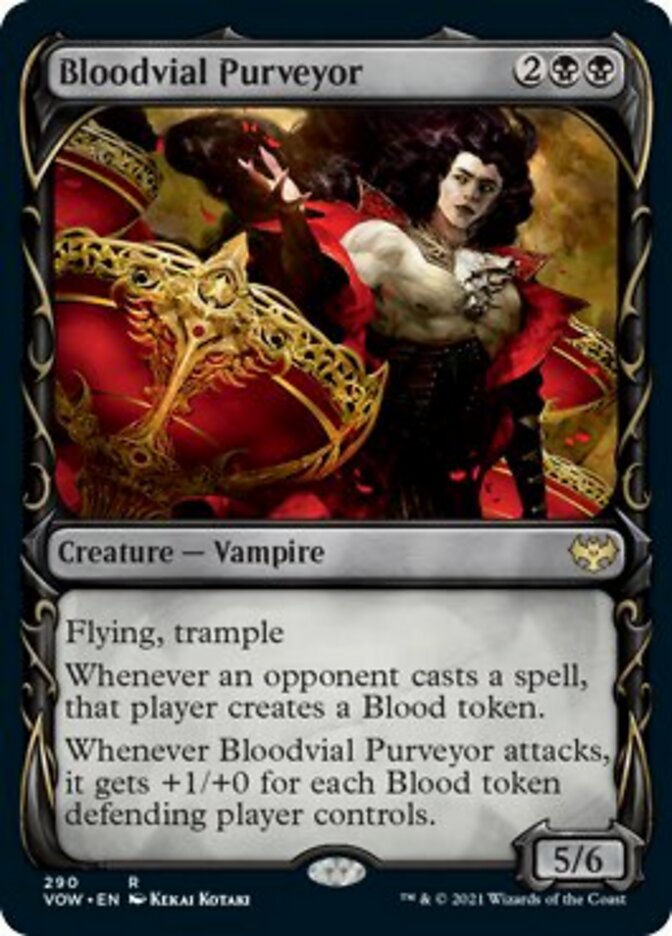 Bloodvial Purveyor (Showcase Fang Frame) [Innistrad: Crimson Vow] | Gamers Paradise