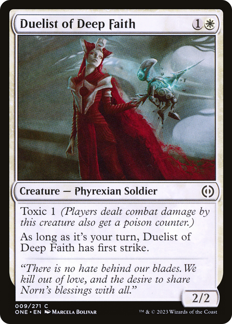 Duelist of Deep Faith [Phyrexia: All Will Be One] | Gamers Paradise