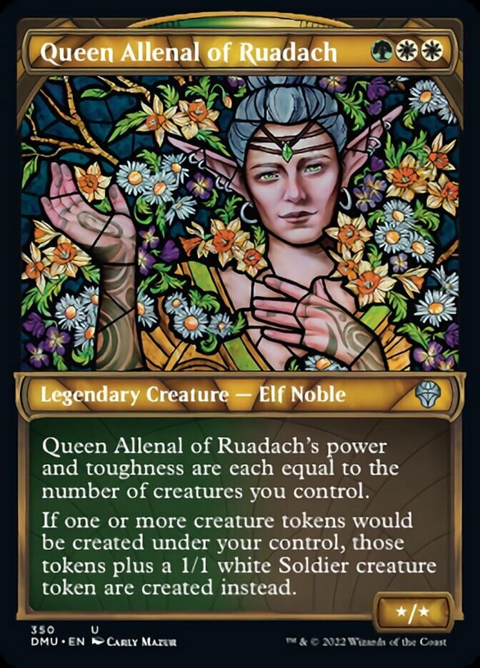 Queen Allenal of Ruadach (Showcase Textured) [Dominaria United] | Gamers Paradise