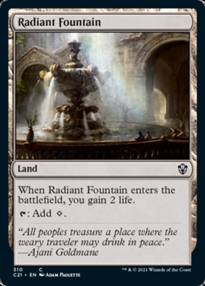 Radiant Fountain [Commander 2021] | Gamers Paradise