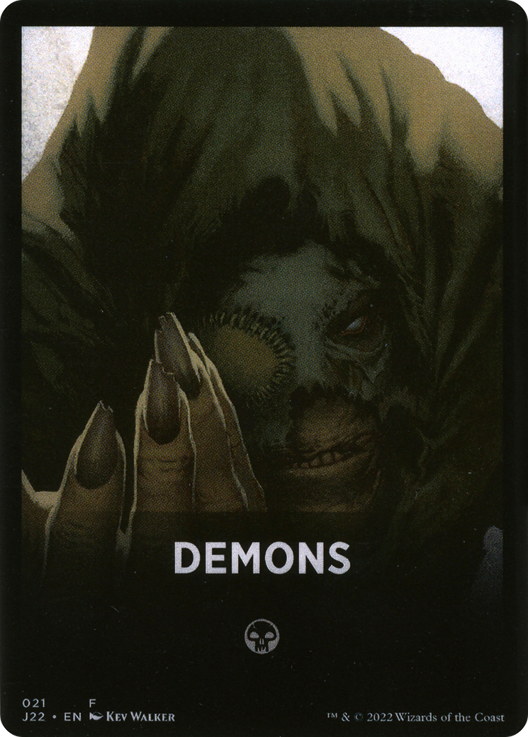 Demons Theme Card [Jumpstart 2022 Front Cards] | Gamers Paradise