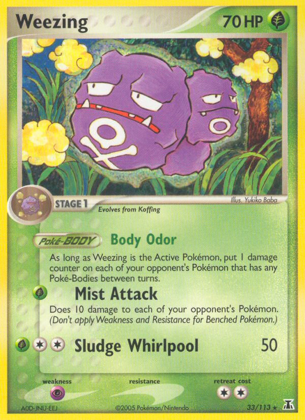 Weezing (33/113) [EX: Delta Species] | Gamers Paradise