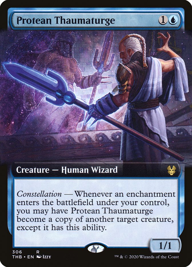 Protean Thaumaturge (Extended Art) [Theros Beyond Death] | Gamers Paradise