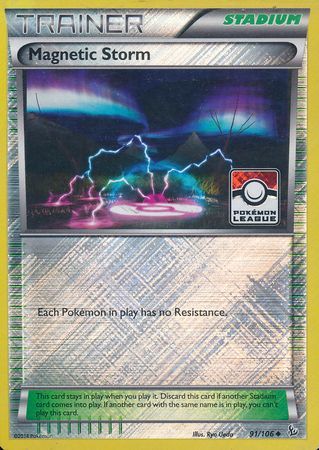 Magnetic Storm (91/106) (League Promo) [XY: Flashfire] | Gamers Paradise