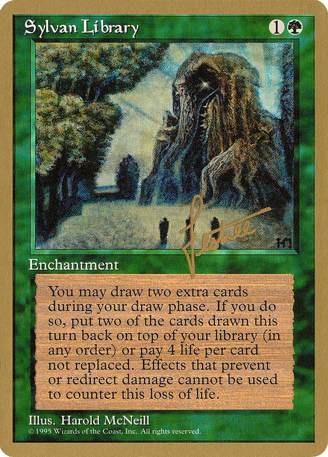 Sylvan Library (Bertrand Lestree) [Pro Tour Collector Set] | Gamers Paradise