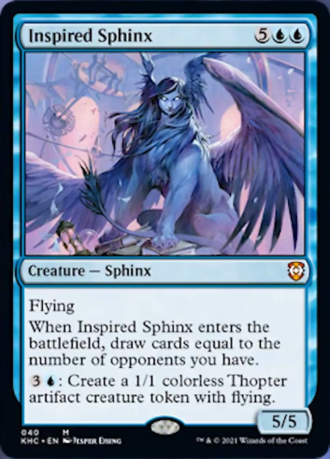 Inspired Sphinx [Kaldheim Commander] | Gamers Paradise