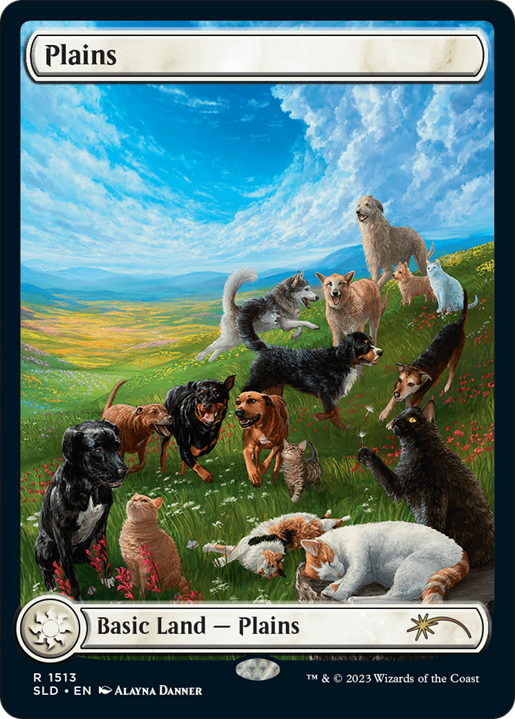 Plains (1513) [Secret Lair Commander Deck: Raining Cats and Dogs] | Gamers Paradise