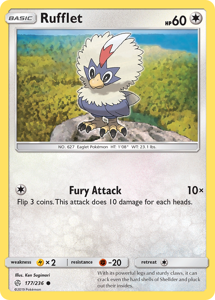 Rufflet (177/236) [Sun & Moon: Cosmic Eclipse] | Gamers Paradise